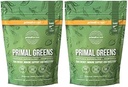 Primal Harvest Primal Greens Powder, 30 Portionen Einmal täglich Supergeens Nahrungsergänzung mit Spirulina, Pilzmischung & Probiotika zur Unterstützung von Energie, Wellness, & Verdauung