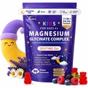 DLNIA Melatonin-Free Kids Magnesium Glycinate Gummies for Focus & Bedtime Relaxation – 17-in-1 Multivitamin Formula Ages 4+ – Calm Magnesium Gummies for Kids Wellness – Vegan, Sugar-Free, 90 Count
