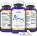 Dirobi Essen Alles Xylose Isomerase Fructose Malabsorption Enzyme, FODMAP-Ergänzung, Verdauungsenzyme für bessere Lactose, Fett, Protein & Kohlenhydrat Digestion Gas & Bloating Relief 30 Kapseln