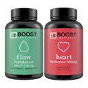 BoostCeuticals Nattokinase 4000 FU 200mg Berberine 500 HCl Bundle (2 Bottles)