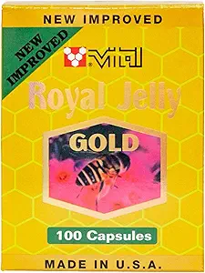 Nuovo Migliore Super Extra Gold Royal Jelly 200 capsule 2000mg