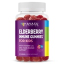 Elderberry Gummies für Kinder mit Zink und Vitamin C - Immununterstützungsergänzung für Kinder - 60 Count, Vegan, Berry Flavor - Bequeme tägliche Verteidigung mit Antioxidantien und essentielle Nährstoffe