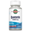 KAL Quercetin 1000mg Immununterstützungsergänzung, Bioflavonoide für Immunabwehr und allgemeine Gesundheitsunterstützung, Vegan, Glutenfrei, Non-GMO, 60-Day Garantie, 60 Servietten, 60 Tabletten