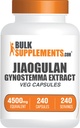 BulkSupplements.com Jiaogulan Capsules - Gynostemma Extract Capsules, Gynostemma Pentaphyllum Extract, Jiaogulan 9000mg gleichwertig - 1 Capsule, 240-Day Supply, 240 Veg Capsules (Verpackung kann variieren)