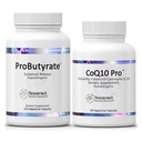 Tesseract Medical Research ProButyrate Gut Health Supplement, Butyric Acid Complex & CoQ10 Pro, Coenzym Q10 für Gesundheit, Muskelgesundheit und Zellenergieproduktion