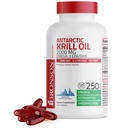 Bronson Antarctic Krill Oil 2000 mg mit Omega-3s EPA, DHA, Astaxanthin und Phospholipiden, 250 Softgels (125 Servierungen)