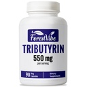Tributyrin Supplement 550mg, Advanced Butyrate Form for Gut Health, 60% Standardized, More Effective Delivery Than Sodium Butyrate, 90 Capsules, Non-GMO & Gluten Free Postbiotic Supplement