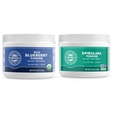 Vimergy Wild Blueberry Powder (120g) & Spirulina Powder (135g) Bundle