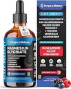Magnesium Glycinate & Ashwagandha Flüssigkeitstropfen mit Valerian Root, Kamille, Passionsblume, Zitronenbalsam & L-Theanin - Vegan Fast Absorption - Ergänzung für Wellness & Entspannung (Mixed Berry, 60mL)