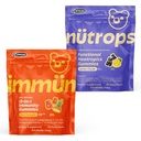 Grüns Immunity Gummies & Lions Mane Mushroom Gummies Bundle - Brain & Immune Support Supplement