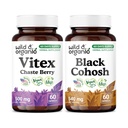Wild & Organic Vitex 60 Capsules & Black Cohosh 60 Capsules