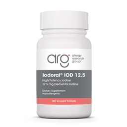 Optimox Iodoral 12.5 mg Supplement - Jodergänzung, Schilddrüse Unterstützung für Frauen und Männer, Lugol Lösung Pillen, Kalium-Iodide Tabletten, Daily Mineral Complex - 180 Count
