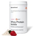 Momentous Essential Grass-Fed Whey Protein Powder - 20 g Whey Isolate Protein - NSF Certified for Sport - Gluten-Free - 25 Servings for Essential Everyday Use - Strawberry - Package May Vary