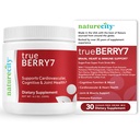 NatureCity True-Berry-7 Super Polyphenol Fruit Blend Drink Mix - Immune Support Supplement with Organic Elderberry Extract Antioxidants Supplement - 7 Scientifically Backed Ingredients (30 Servings)