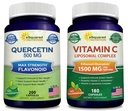 aSquared Nutrition Bundle pour Quercetin 500mg & Vitamine C Complexe Liposomale 1500mg - Soutien immunitaire