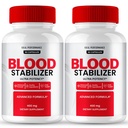 Blood Stabilizer Advanced Blood Formula Capsules, Official Blood Stabilizer Supplement Pills - Maximum Strength, All Natural Healthy Circulation & Stable Levels, BloodStabilizer Reviews (2 Pack)
