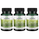 Swanson Full Spectrum Cacao (Raw Cocoa) - Herbal Supplement Promoting Mild Energy Support - Traditional Whole Fruit Formula - (60 Capsules, 400mg Each) (3 Pack)