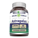 Erstaunliche Formeln Astragalus (von Astragalus Membranaceus Plant Root) | 2000 Mg Supplement | Vegetarische Kapsel | Non-GMO | Gluten-Free | Made in USA (1 Pack | 120 Count)