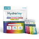 HydroJoy™ Hydration Stick Packs | 3,127MG Electrolytes Per Serving | 6 Essential Electrolytes | 1,200MG Sodium | Sugar-Free | Variety Pack | 30 Servings