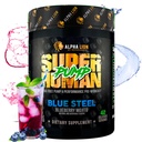 ALPHA LION Superhuman Pump Pre Workout Powder, Nootropic Caffeine & Stim Free Preworkout Supplement, Nitric Oxide Booster, Muscle Gainer, Energy & Focus (42 Servierungen, Blueberry Steel Flavor)