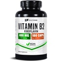 Gesundheit Vitamin B2 Riboflavin 400mg | 180 Veg Kapseln | Ergänzung | Glutenfrei | Non-GMO