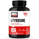 FORCE FACTOR L Tyrosin Stress Relief Supplement, L-Tyrosin Gehirn Gesundheit Ergänzungen für Erwachsene, L-Tyrosine 500mg Kapseln, freie Form, Vegan, keine Gelatine, Non-GMO, 120 Kapseln