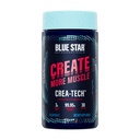 Blue Star Nutraceuticals CREA-TECH - Creapure Creatine Monohydrat - w/Electrolytes. Kreatin + Elektrolyte Kapseln - Muskelaufbau und Erhöhung Stärke | 30 Tage Versorgung - 120 Veggie Kapseln