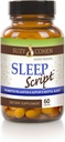 Suzy Cohen Sleep Script mit Melatonin - Botanische Schlaf- und Relaxationsformel für Erwachsene für Stimmung, Stress und Schlaf, Enthält 5-HTP, L-theanine, Passionflower, Lemon Balm und GABA 60 Kapseln.