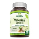 Herbal Secrets Valerian Complex Supplement | 1200 Mg per Serving | 90 Veggie Capsules | Non-GMO | Gluten-Free | Made in USA