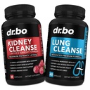 DR. BO Kidney Cleanse & Lung Support Pillen - Premium Kräuter Formeln zur Unterstützung von Nieren- und Lung-Gesundheit