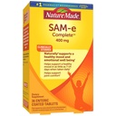 SAM-e Komplett 400 mg Tablets, 36 Zählwertgröße, Unterstützt eine gesunde Stimmung & Gelenkkomfort