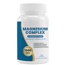 Magnesium Complex Supplement 120 Capsules (Provided by 1000 mg of Eight Different Forms of Magnesium) 100% Daily Recommended