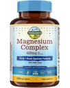 Terranics Magnesium Complex Supplement 420mg, 10-in-1 Full-Spectrum Formula, Glycinate, Citrate, Malate & More, Max Absorption, Bone and Heart Support, 240 Veggie Caps