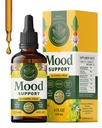 HERBAMAMA Mood Support Supplement - Vegan Calmness & Relaxation Support with Rhodiola & Ashwagandha Blend Drops - Non-GMO, Alcohol & Sugar-Free Tincture, 56-Day Supply