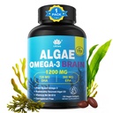 Omega 3 Fish Oil Softgels mit DHA 720mg EPA 360mg, Vegan Algae Science 2:1 Ratio für Brain Eye, Pflanzen basiert Sustainable Sourced Omega 3 Supplement, Fish Oil Alternative 1200mg, No Fish Taste, 120Cts