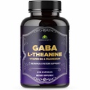 HERBALICIOUS GABA L-Theanine with Magnesium – Calm & Focus Support, Stress Relief, Relaxation + Mood Balance, Brain & Memory Support Supplement – Vitamin B6 + B12 Complex – 120 Capsules