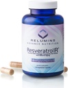 Relumins Resveratrol 600mg Supplement – hochkarätiges Antioxidans mit Trauben Seed & Rotwein Extrakt – Unterstützt Haut, Herzgesundheit & Immunsystem – 120 Vegan Kapseln