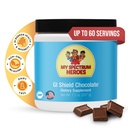My Spectrum Heroes GI Shield Supplement – Supports Gut Barrier Health & Integrity, Brain-Gut Connection with High-Dose L-Glutamine, DGL Licorice Root, Aloe Vera Extract & Zinc, Chocolate, 30 Servings
