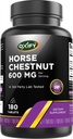 Oxify Horse Chestnut 600 mg | 180 Tablets | Gluten-Free, Non-GMO | Supplement Made in USA