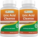 Best Naturals Uric Acid Cleanse Vitamine für Männer und Frauen - 90 Veggie Kapseln (90 Count (Pack von 2))