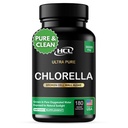 Chlorella Kapseln 3000 mg - Cracked Cell Wall Blue Green Algae Supplement - Best Natural Detox Cleanse - Pflanzen Vitamine Mineralien Chlorophyll Vegan Protein Pulver Pillen - Made in USA