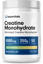 Bucked Up Mango Pineapple Creatine for Women and Men - Easy to Mix Vegetarian - Flavored Creatine Monohydrate Powder - Made in USA - 5G Per Serving - 50 Servings - 250 Grams Per Container