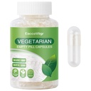 Size 000 Empty Capsules - 500 Count Clear Empty Pill Capsules Size 000 with Capsule Filling Kit, Fillable Vegan Vegetarian Capsule Empty for Vitamins, Easy for DIY Supplements