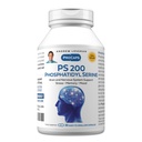 ANDREW LESSMAN PS 200 Phosphatidyl Serine 30 Capsules - Supports Mental Clarity, Positive Mood, Memory, Cognitive Function. Essential for Neurotransmitter Production and Release. No Additives
