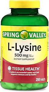 Frühlingstal: Nahrungsergänzungsmittel L-Lysine, 250 ct