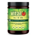 Vital All-in-One Daily Powdered Supplement - Natural Greens Superfood Powder for Energy & Health, Super Greens Powder Drink Mix with Probiotic & Antioxidant Support - 10.58 oz (300 g)