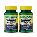 Melatonin Ultra Strength 12mg - Melatonin with 60 Tablets, Strawberry Flavor, Fast-Dissolve 12mg, Sleep Support for Adults (Pack of 2)