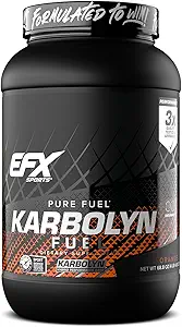 EFX Sports Karbolyn Fuel | Fast-Absorbierende Kohlenhydratpulver | Carb Load, Sustained Energy, Quick Recovery | Stimulant Free | 35 Servings (Orange)
