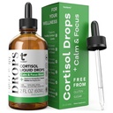 Cortisol Manager Drops with Magnesium & Ashwagandha - Advanced Liquid Blend for Relaxation, Supports Restful Sleep, Fast-Absorbing Liquid, Non-GMO, 2 Fl Oz