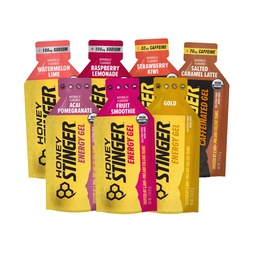 Honey Stinger Energy Gel Sampler Pack, Gluten Free, for Exercise, Running and Performance, Sports Nutrition for Home & Gym, Pre and Mid Workout, Pack of 7